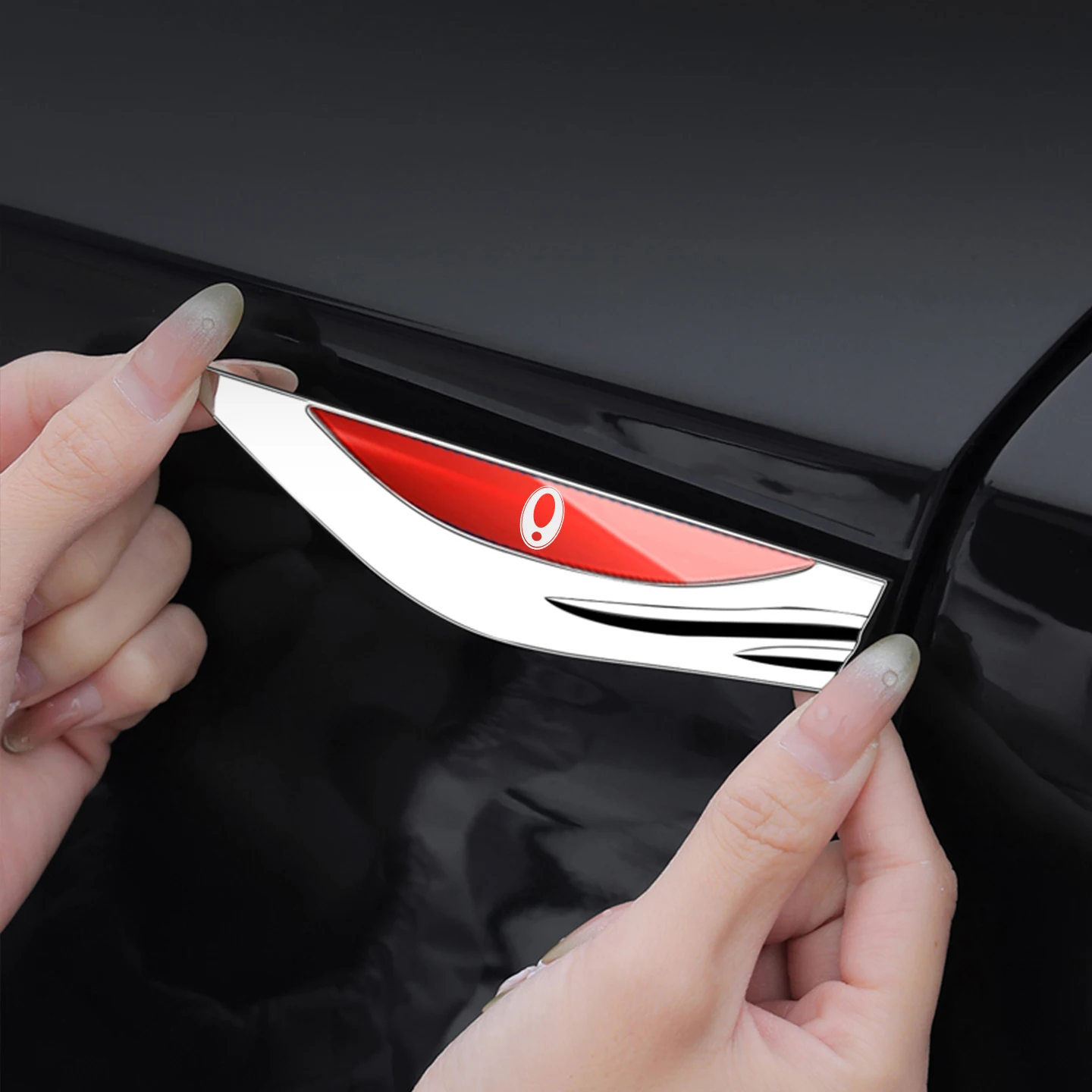 Car Door Fender Side Blade Badge Body Logo Sticker For Greatwall Ora 5 7 Good Cat GT Lightning Cat Ballet Cat IQ White Black Cat