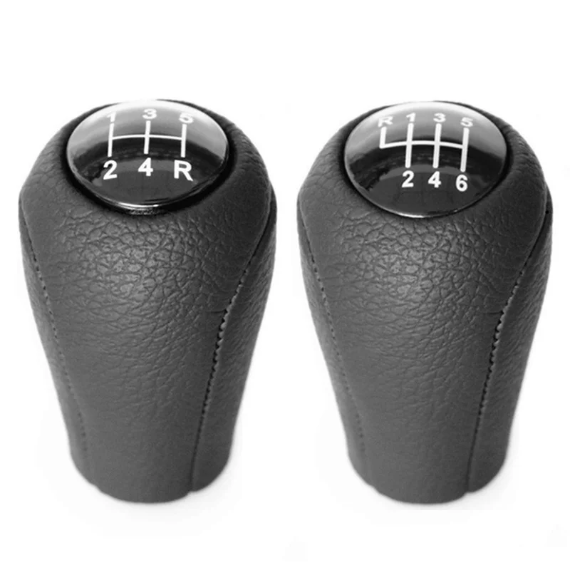 5 6 Speed Car Leather Gear Shift Knob for MAZDA 3 BK BL 5 CR CW 6 II GH CX-7 ER MX-5 NC III 23 MT