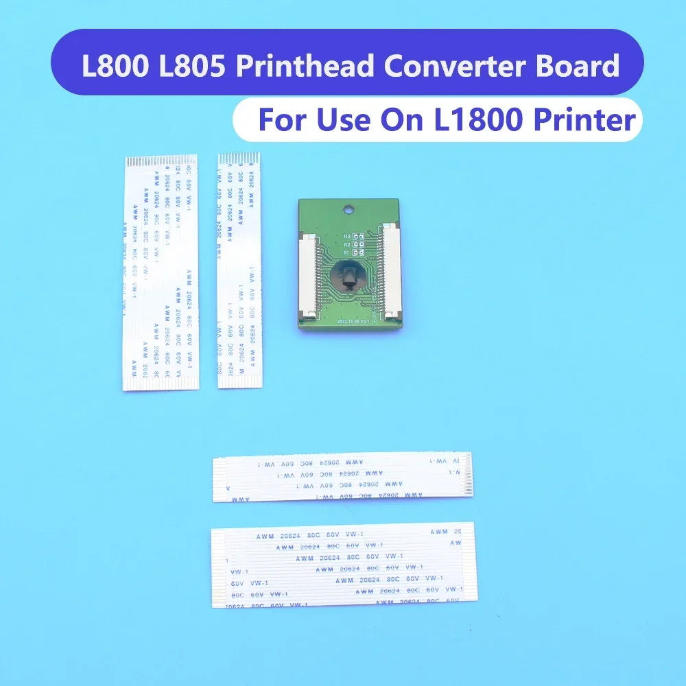 Imagem -06 - Adaptador de Cabeça de Impressora Placa Conversora de Cabeçote de Impressão para Epson L1800 R1390 Dtf Dtg uv Uso de Impressora L805 L800 Converter a4 para Cabeça a3