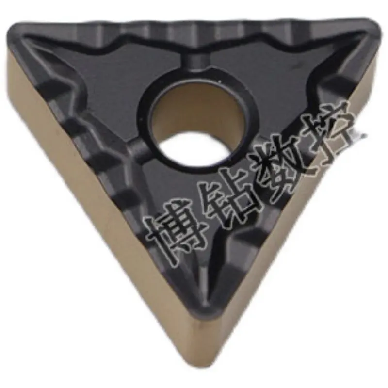 Two-color coating chip breaking triangular CNC turning insert TNMG160408 160412 43 DC9025 ten pieces