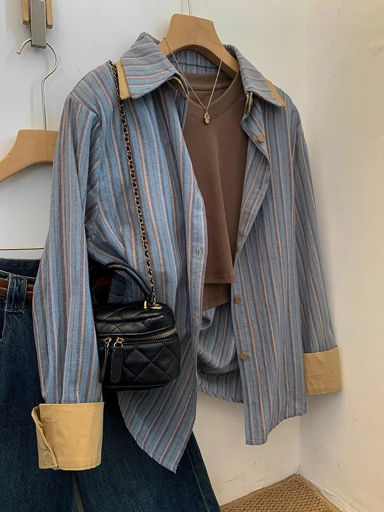 

Long Sleeve Shirts Womens Satin Button Down Loose Fit Breathable Workout Casual Relaxed Spring Comfortable Weekend Streetwear