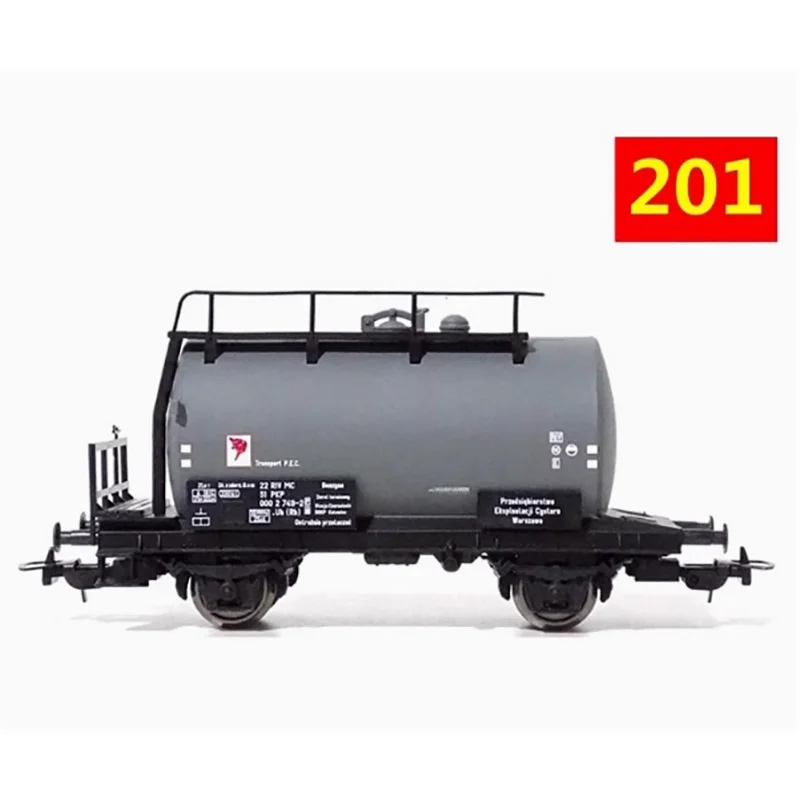 Diecast Scale 1/87 Tank Car Oil Transport Car Train Model HO Scale Car Alloy Display Presents Children's Toys