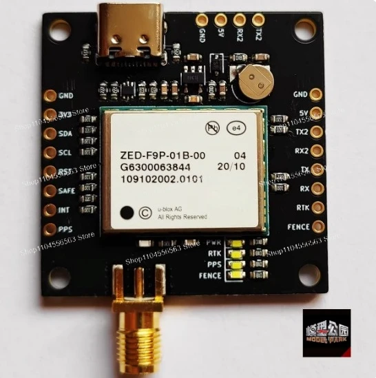 ZED-F9P/F9K/F9T/X20P RTK GNSS Module with BeiDou, Bluetooth 4G & NTRIP Board for High Precision Positioning