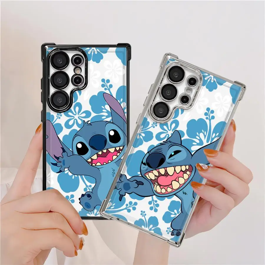 Phone Cover Case for Samsung Galaxy S26 S21 Plus S24 S23 S20 FE S22 Ultra S25 Edge Cartoon Disney Stitch