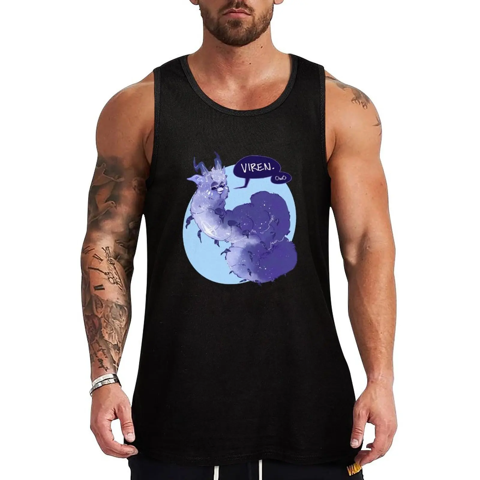 

Uncomfortably long furby Tank Top Street Hip Hop Tank Top Casual Sleeveless Wear