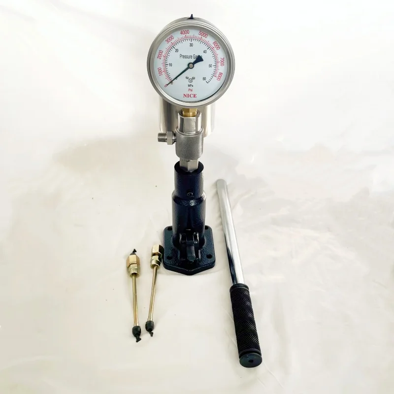S60H Stainless Steel Hand-Pressed Diesel Engine Fuel Injection Nozzle Pressure Tester Experiment Atomization Bench Tester