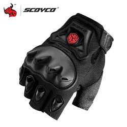 SCOYCO-guantes anticaída para motocicleta, accesorios transpirables a prueba de viento para ciclismo, Multicolor, equipo de verano