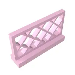 Gobricks 10PCS Bricks Fence 1 x 4 x 2 compatible with 3185 pieces of children's toys Assembles Building Blocks Technical