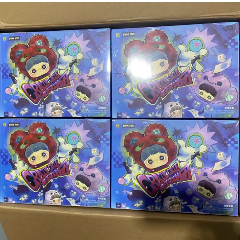 

100% Genuine Mildew Maymei- Crazy Circus Series Tide Play Plush Blind Box Hand-Made Bag Pendant Children Holiday Surprise Gifts