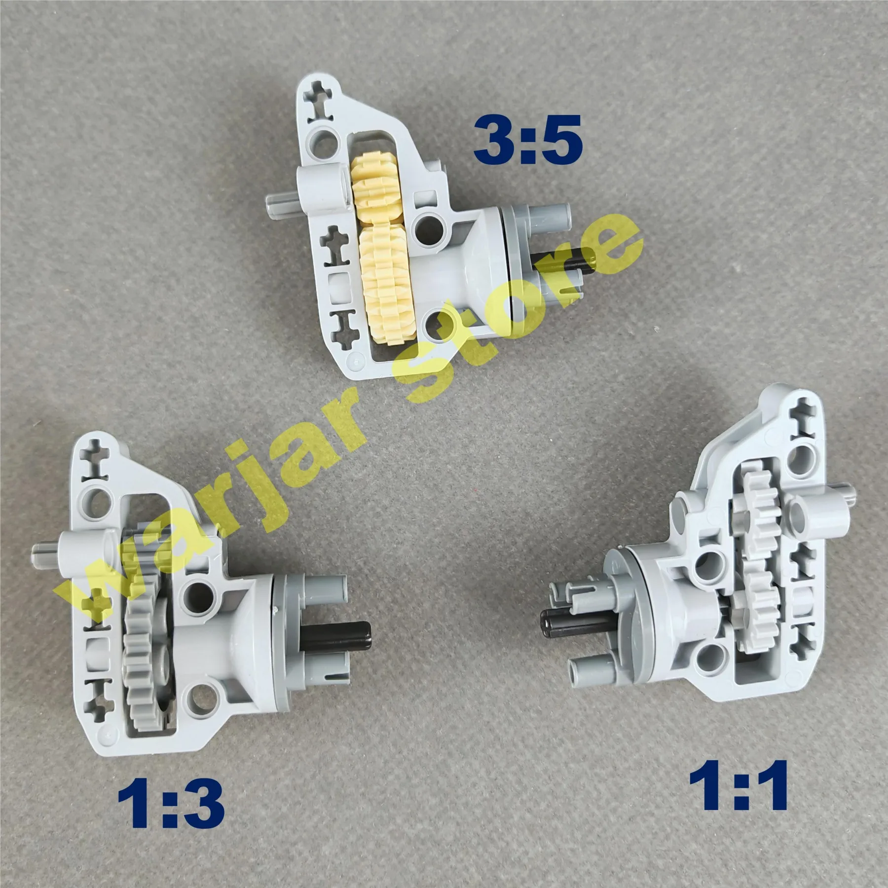 Technical Building Block Refit Parts Steering Axle Planetary Gear Reduction Variable Gear Ratio Suspension Drive partsToys