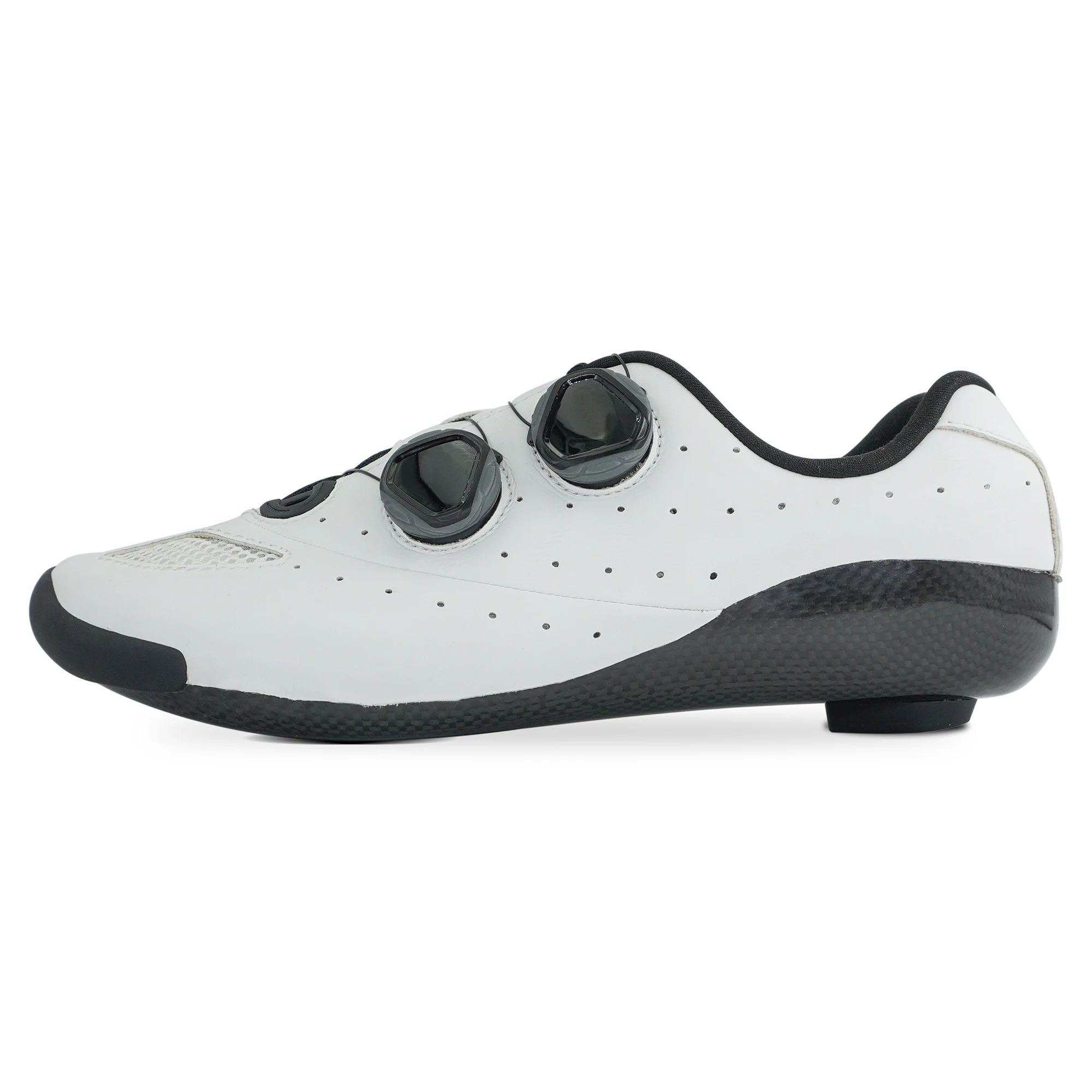 

Hyper City Cycling C5 White Road shoe Cycling shoe Carbon shoe Carbon Cycling shoe Professional Road Lake BONT Verducci