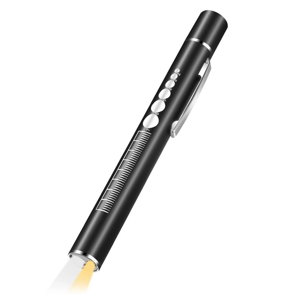 

USB Rechargeable Medical-Handy Pen Light Mini Nursing Flashlight Torch Lamp Pocket Led Flashlight-Black