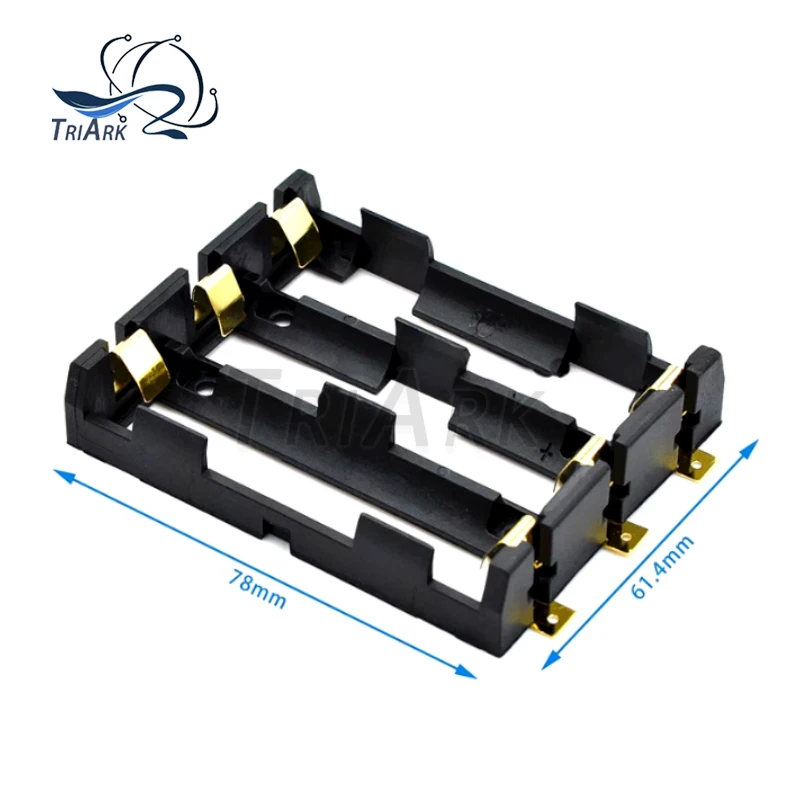 1 قطعة/الوحدة 1x2x3x4x18650 smt حامل البطارية صندوق تخزين حاوية البطارية قوة البنك مع دبابيس برونزية قابلة للشحن SMT DIY بها بنفسك