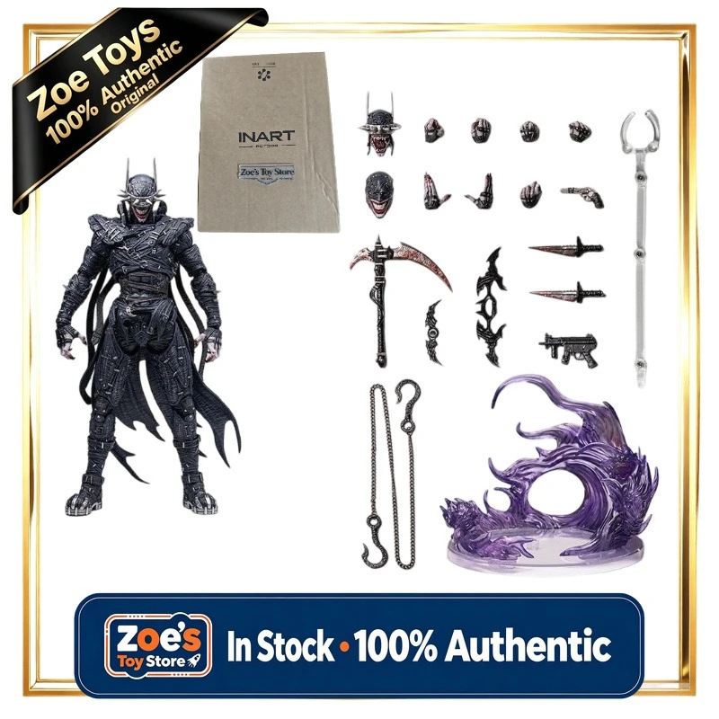 En Stock, Nuevo, Sin Abrir, Figura de Acción Coleccionable INART a Escala 1/12, The Batman Who Laughs, Dark Nights Metal