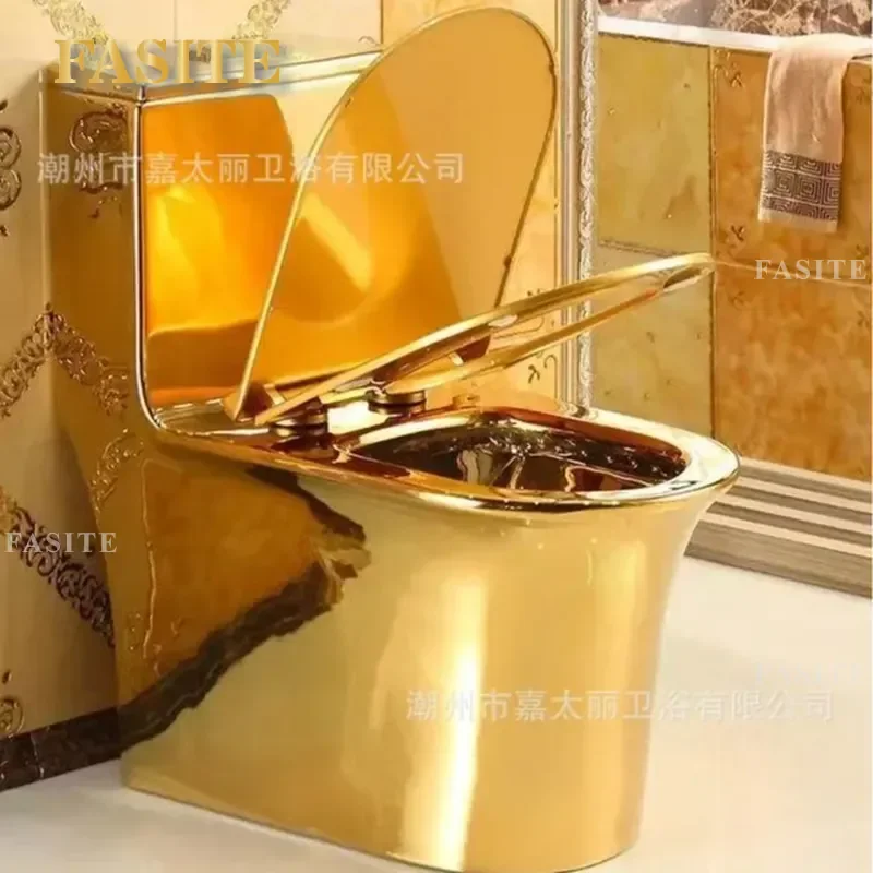 For  Gold  Ceramic Toilet Wooden Frame High Temperature Resistant Super Swirl Joint