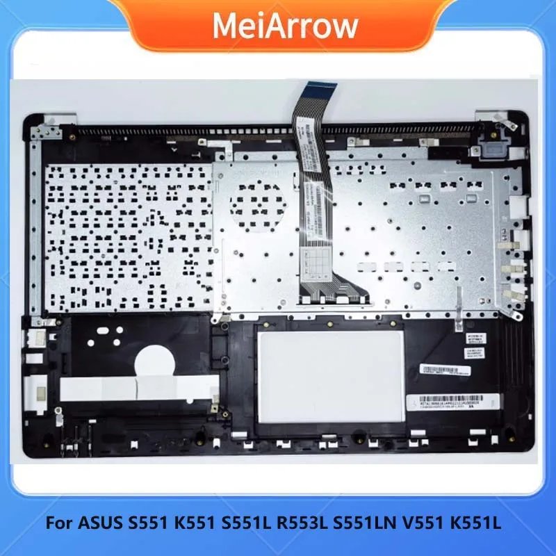 MEIARROW       New/org Upper cover for ASUS R553L S551LN V551 A551L K551L S551L Palmrest Arabic keyboard Upper cover Touchpad