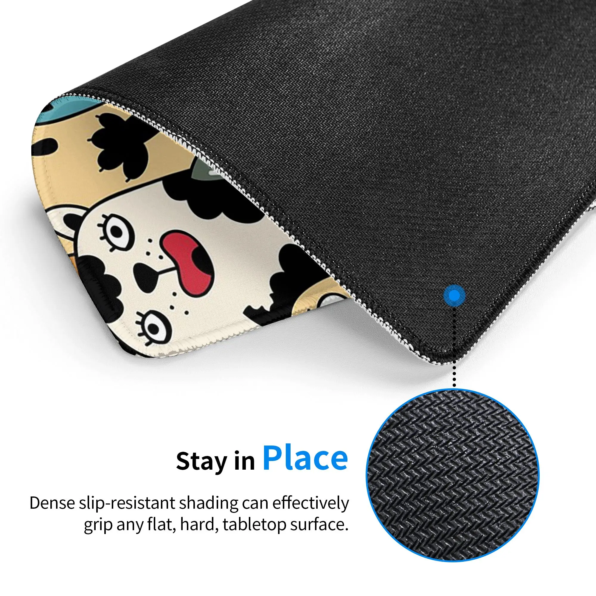 Cartoon Cats Creative Colour Pattern Mouse Pad Computer Keyboard Mouse Mat Gaming PC Laptop Desk Mat Office Table Mats