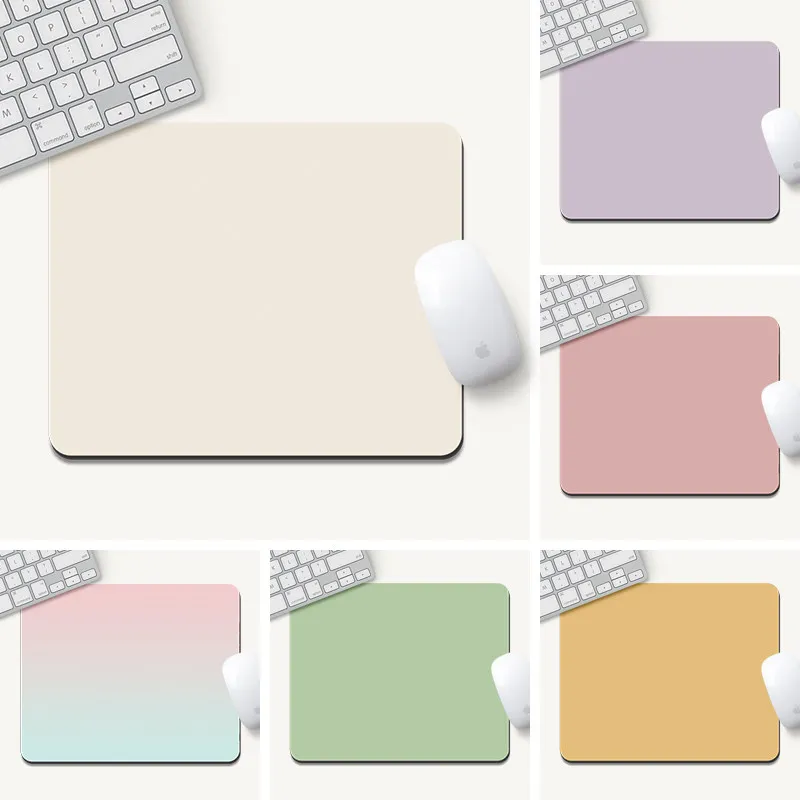 Solid Color Mouse Pad, Female Hand Wrist Pad, Office Student Gradient Laptop Keyboard Pad, Suitable for PC Laptop Desktop