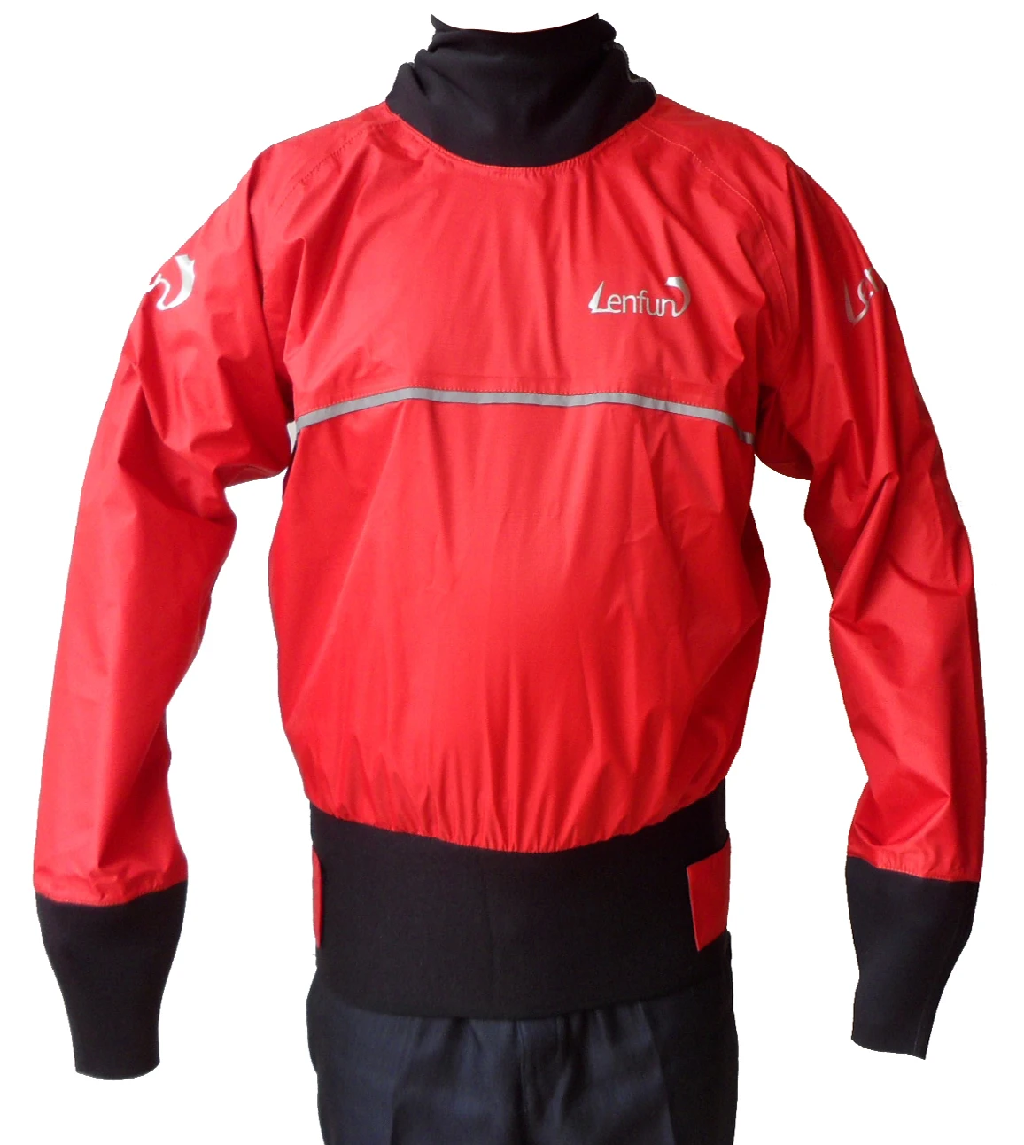 UNISEX LENFUN waterproof jacket neoprene gasket kayak cags,spray jacket dry top,sailing tops,paddle  rafting canoeing jacket