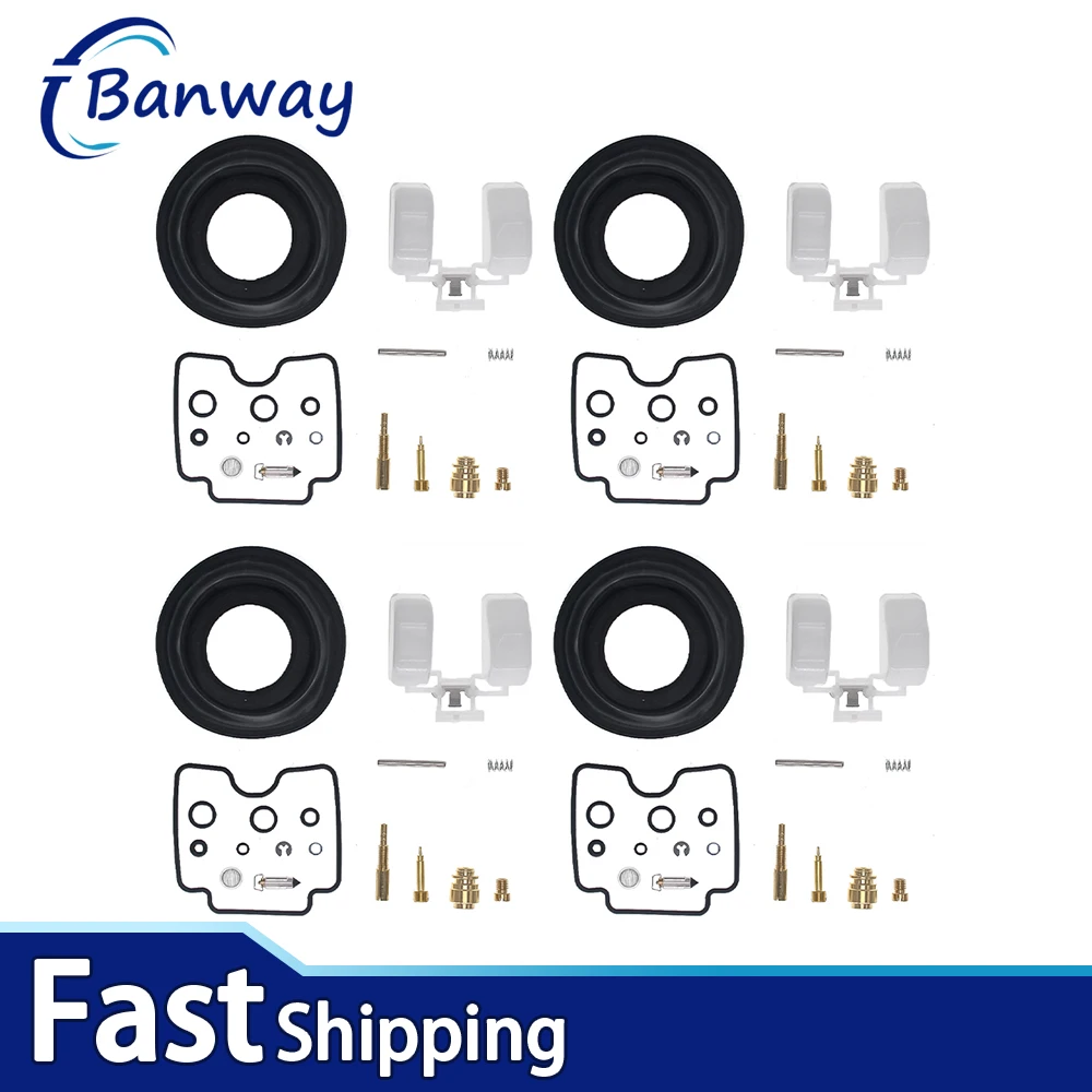 

4X For Suzuki GSX600F Katana600 1998-2006 Carburetor Repair Kit Diaphragm Float