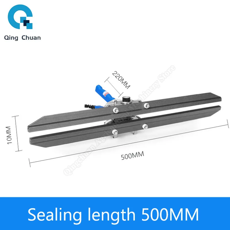 آلة الختم التجارية اليد كليب من نوع الحرارة الكهربائية الألومنيوم احباط حقيبة كرافت ورقة حقيبة السدادة صانع التعبئة