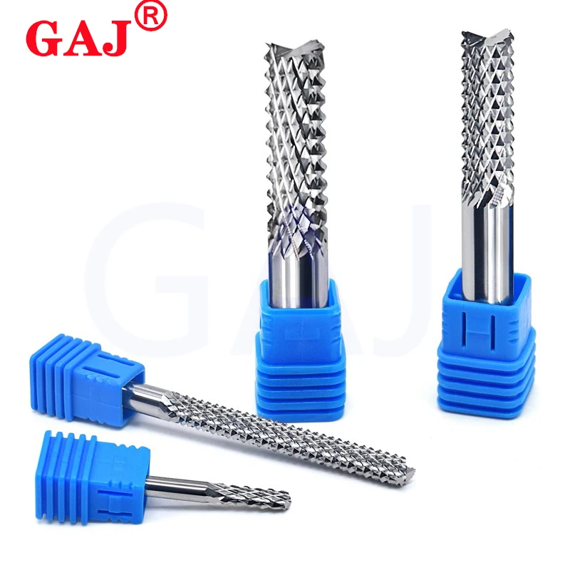 PCB End Mill Carbide Corn End Mill Milling Cutter Bits CNC Cutting Milling Tools 0.5~8MM For Wood PCB PVC Carbon Fiber