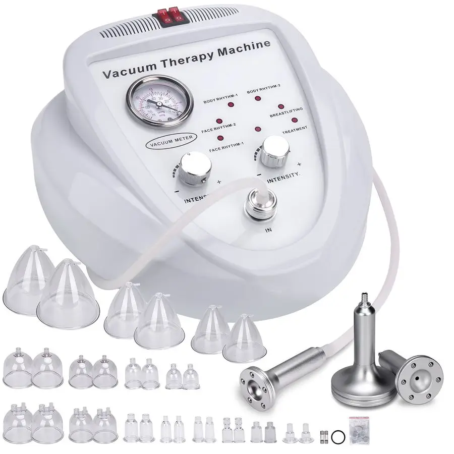 

Vacuum Therapy Machine Multifunctional 075cmHg Cupping Cups Machine 6 Mode Adjustable Suction Vacuum Machine with 30 Cups and 3