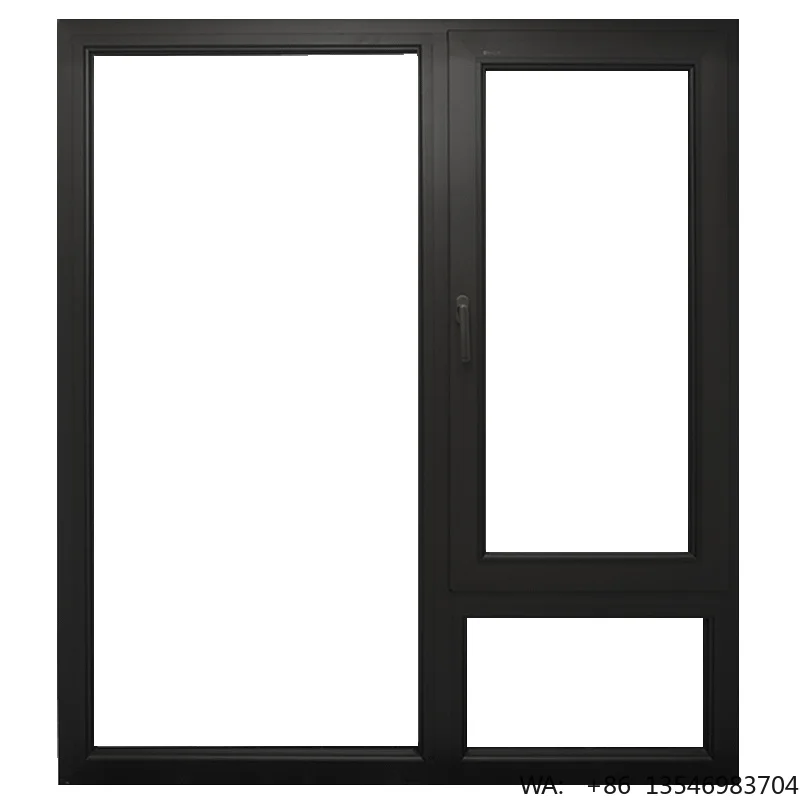 High Quality Broken Bridge Aluminum Profile Sliding Window Double Tempered Glass Good Sealing Performance Soundproof Aluminum