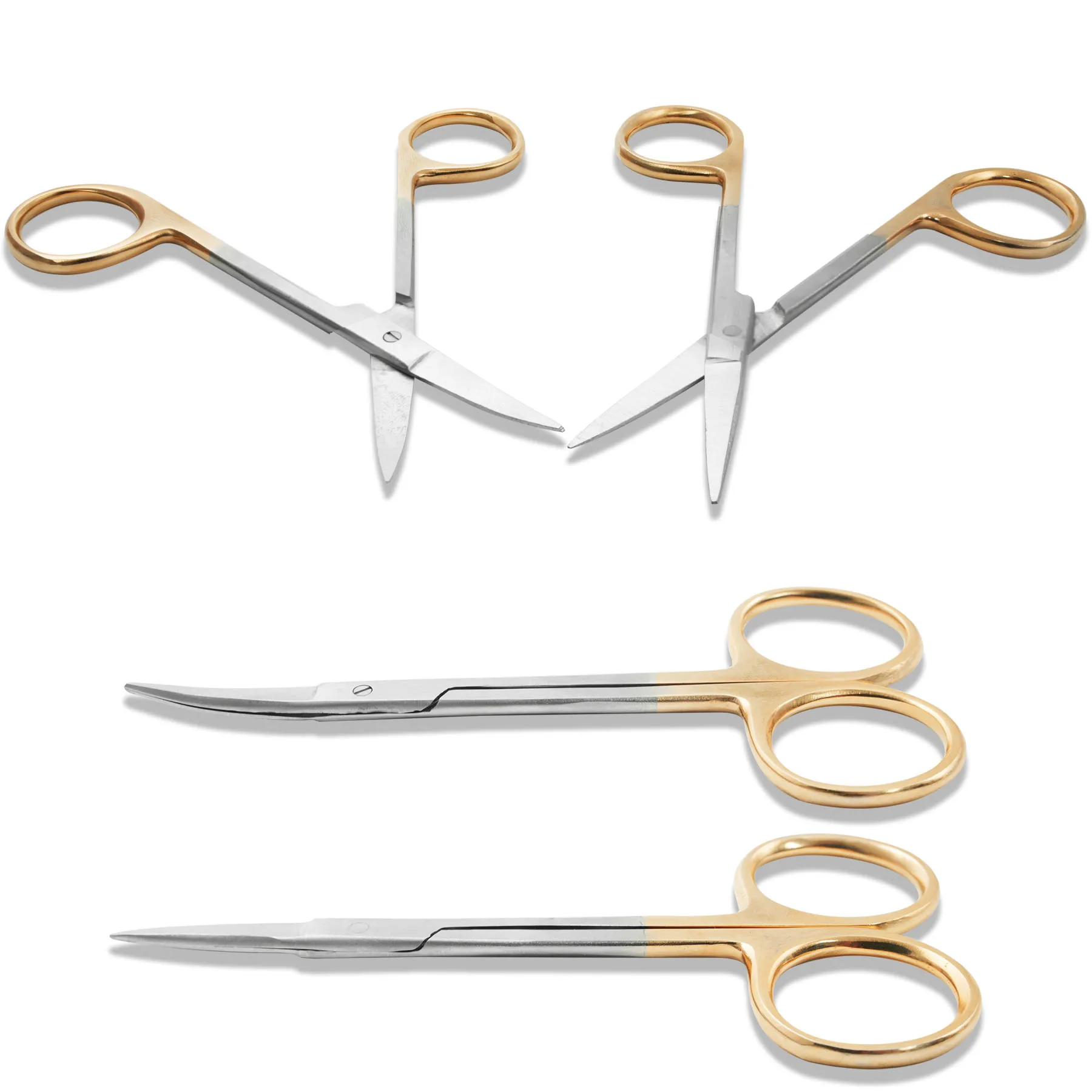 1pc Dental Surgical Scissors Stainless Steel Straight Curved Haemostatic Scissors Stainless Steel Medical Dental Scissors