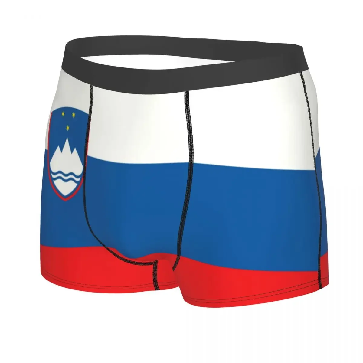 Cool Flag Of Slovenia Boxers Shorts Panties Male Underpants Breathbale Briefs Underwear