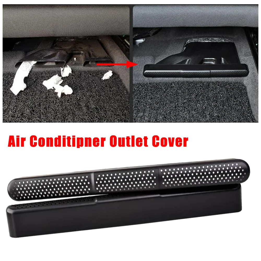 

ABS Car Seat Air Vent Cover Dust Cover AC Under Seat Vent Modification Deco for Volkswagen VW ID3 ID4 ID6X CROZZ Honeycomb