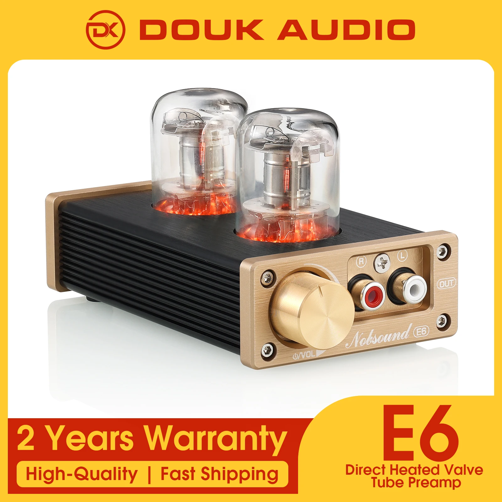 

Douk Audio E6 Ламповый предусилитель с прямым подогревом, предварительный усилитель стереоаудио класса A