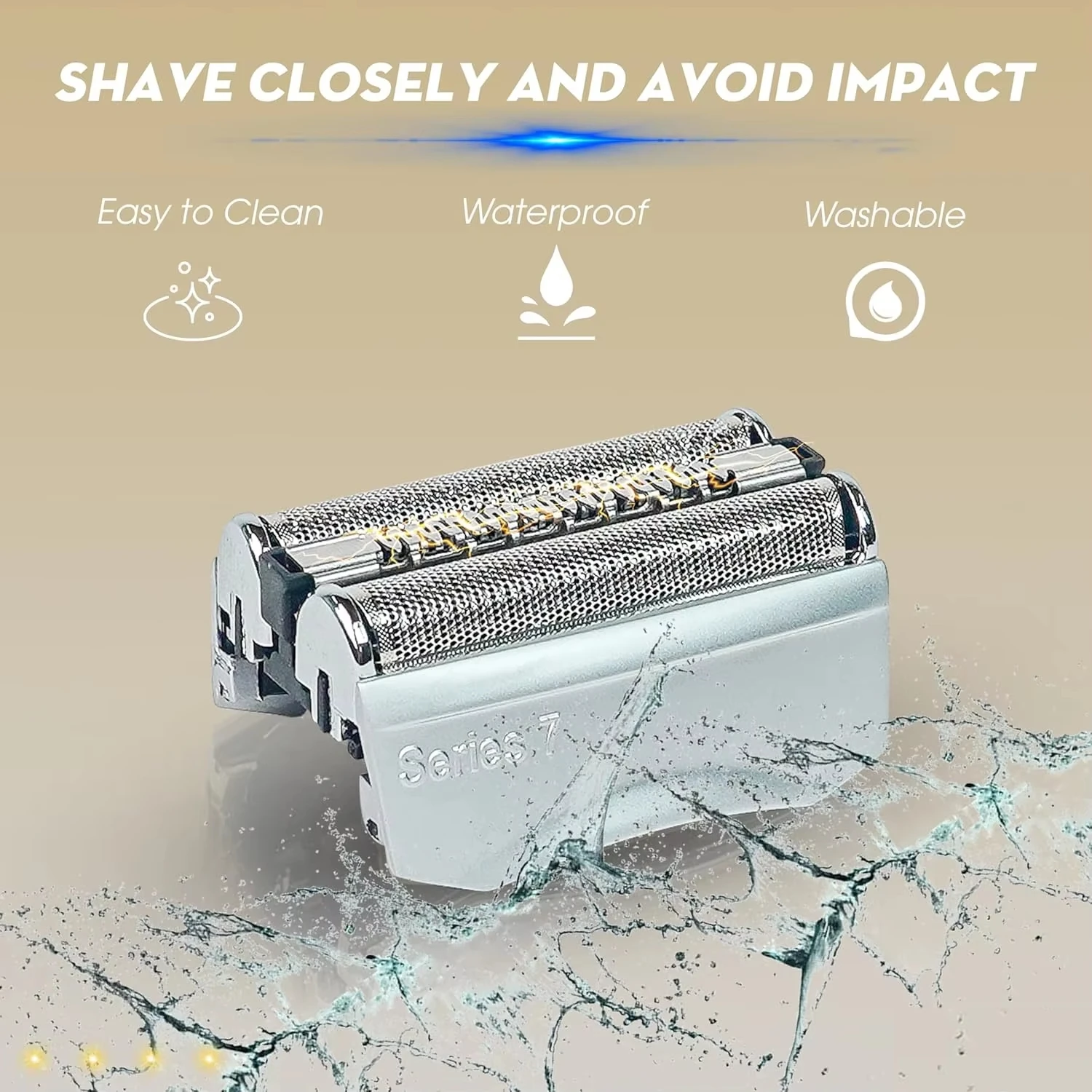 Series 7 70S Replacement Foil Head For  Electric Shaver 790cc 760cc 750cc 720 799 797 730 Razor image 6