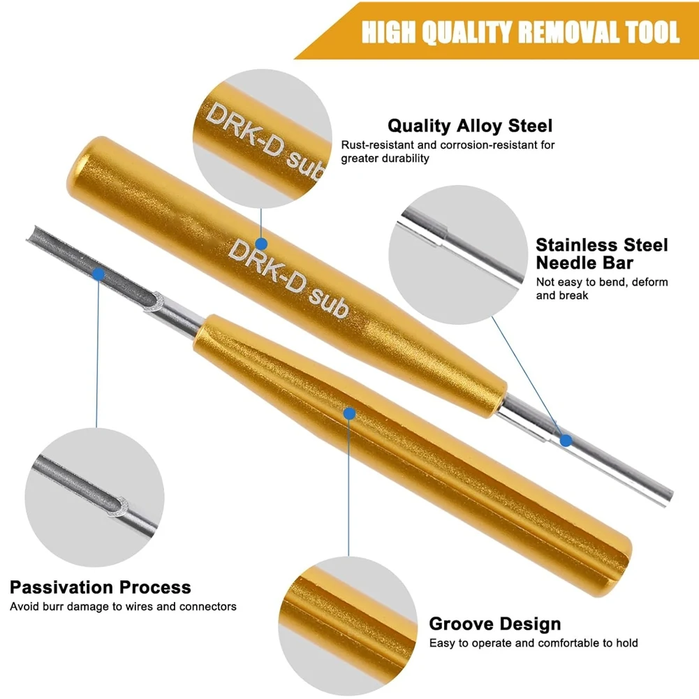 AAAF DRK-D SUB Pins Insertion Extraction Tool D SUB Connector Pins Removal Tool For TE/AMP/Harting