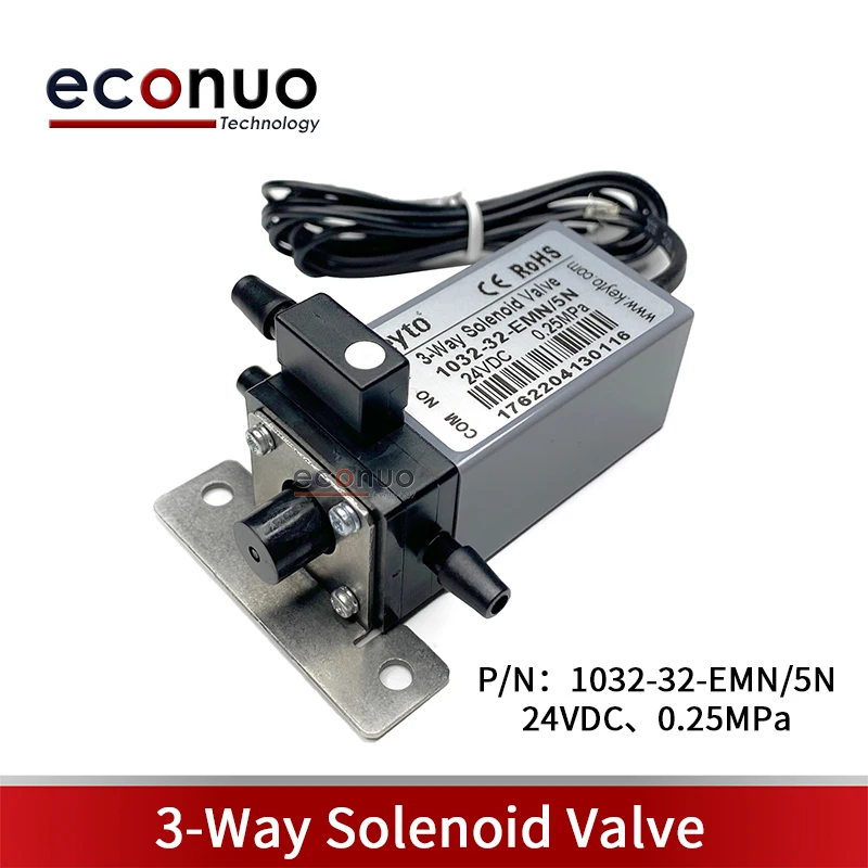 24VDC 0.25MPA 3-Way Solenoid Valve 1032-32-EMN5N Magnetic Valve for Flora UV Flatbed Inkjet Printer - Printing Spare Part