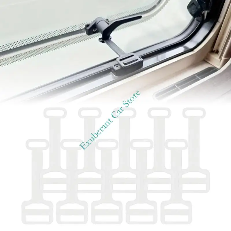 

10pcs Motorhome Window Restrictor Caravans Window Ventilation Stay Universal RVs Campers Accessories Easy Setup Vent Holder