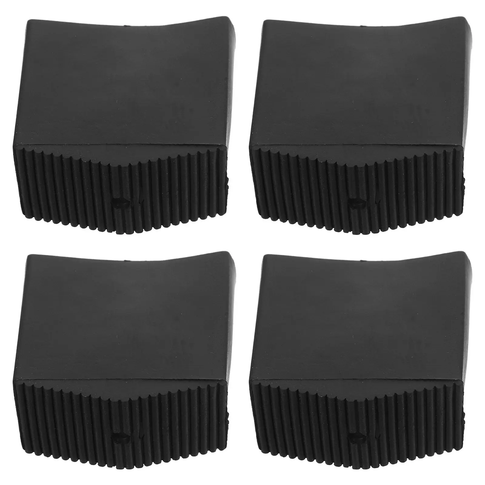 4Pcs Ladder Leg Covers Rubber Insulating Anti-Slip Foot Mats for Step Extension Folding Ladders Outdoor Indoor Stability