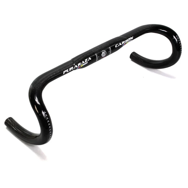 

Full Carbon Fiber Handlebar Bent Bar Black Matte Finish Road Bike Carbon Handlebar 40/42/44 cm External Routing