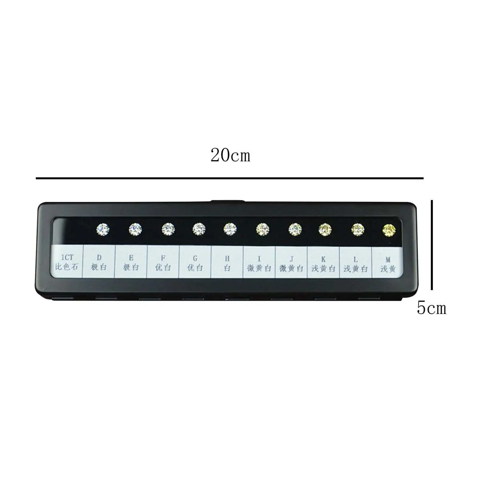 Simulated Diamond Color Scale Master Holder Jewelry Stone Tools Color Grade