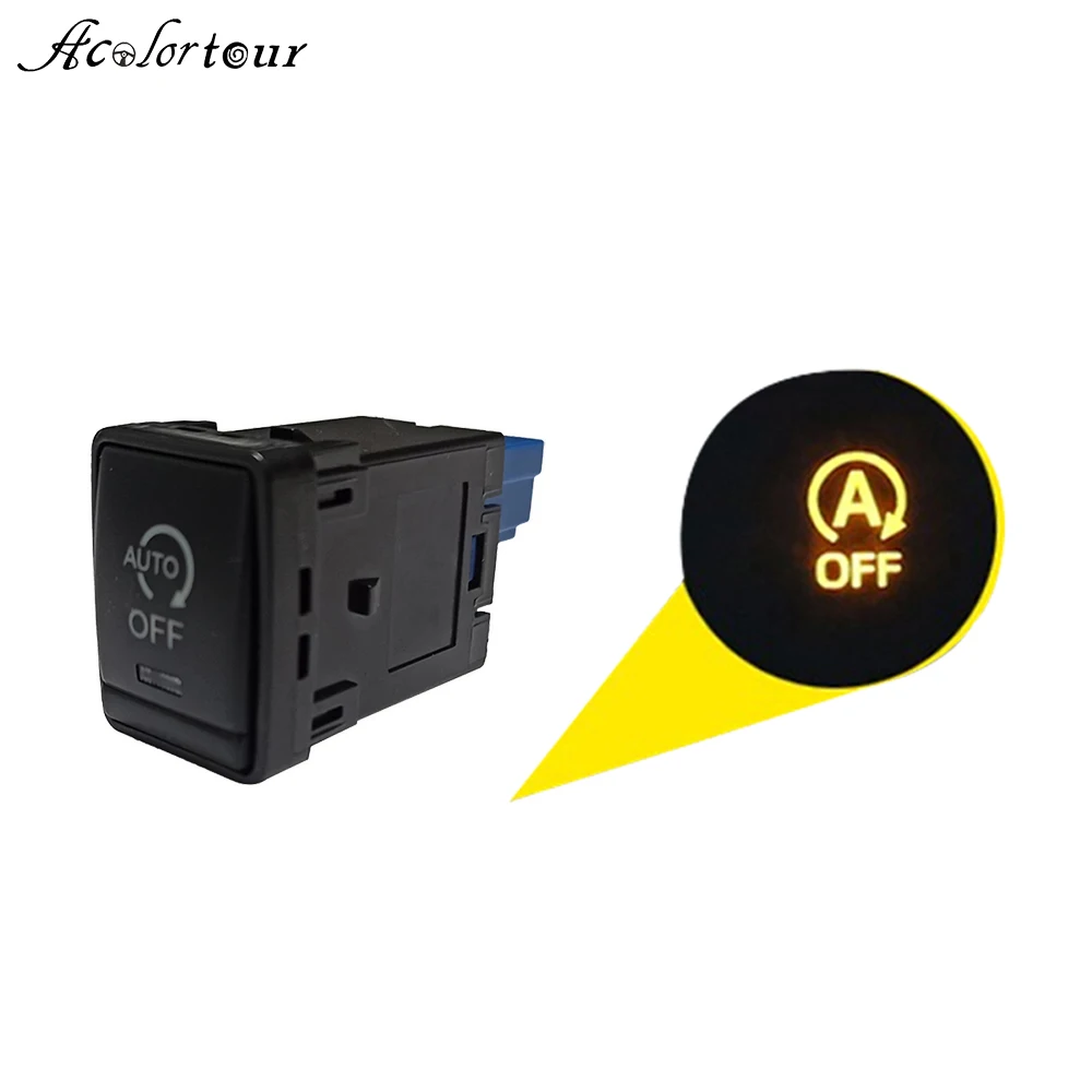 Car auto start stop off disable button switch for nissan Qashaqi J11 Serena C26 C27 Xtrail T32 2018 2019 accessories