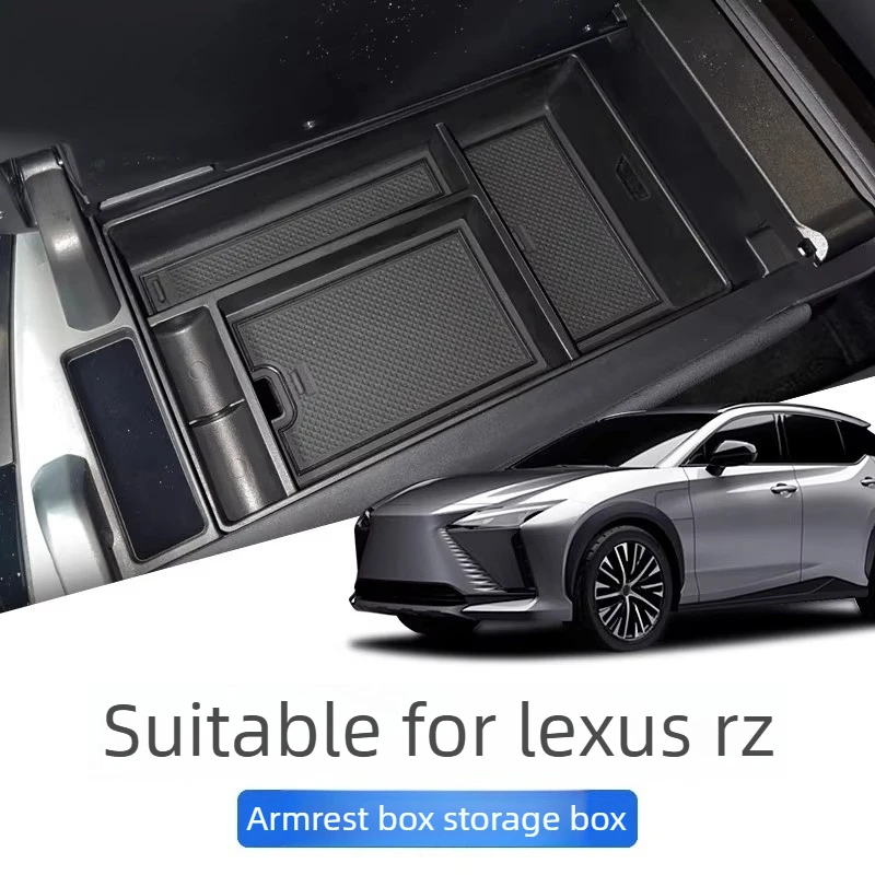 Geeignet für Lexus RZ450e: Mittelkonsole Unterer Armlehnen-Aufbewahrungsbox, Modifizierte Aufbewahrungslösung, Innenraum-Aufbewahrungsbox, Werkzeuge