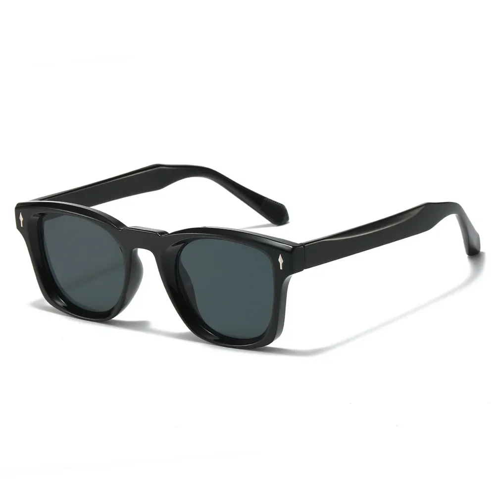 

Trendy Square Sunglasses with Bullet Decor Simple Style Fashion Eyewear for Men Women Stylish UV400 Shades for Girls 2025