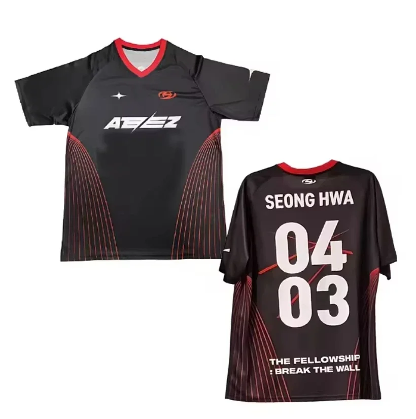 Ateez Men's and women's round neck 3d printed T-shirt Berlin Shiny Safe City products Kpop Beautiful clothing fashion style