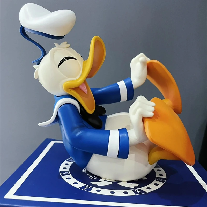 12.5cm Disney Donald Duck Action Figure Kawaii Anime Donald Duck Figurines Collection Model Statue Dolls Room Decoration Toys