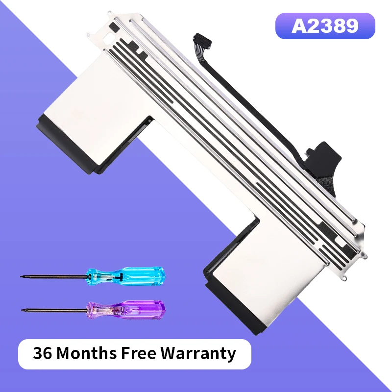 

A2389 Battery For Apple MacBook Air 13" Touch A2337 2020 2021 EMC3302 A2337 EMC3598 MGN63LL MGN73LL 36 Months Free Warranty