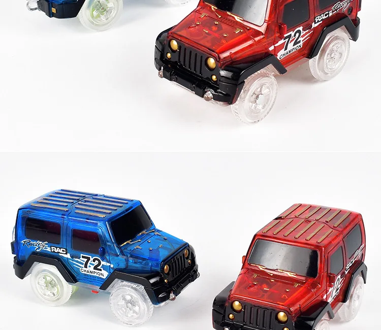 Jungen Urlaub Geschenk Elektrische Flash Track Auto High Speed DIY Montage Baustein Track Kinder Bildung Spielzeug – Detail 10
