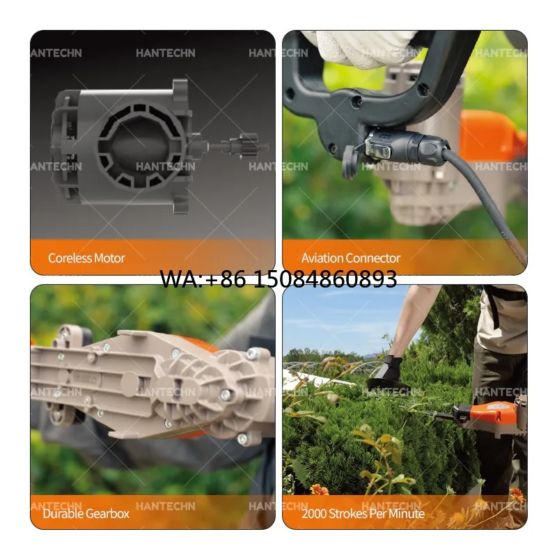 High reach manual Hedge Trimmer, wide width shear tool for tall tree lychee and high branch pruning trimming