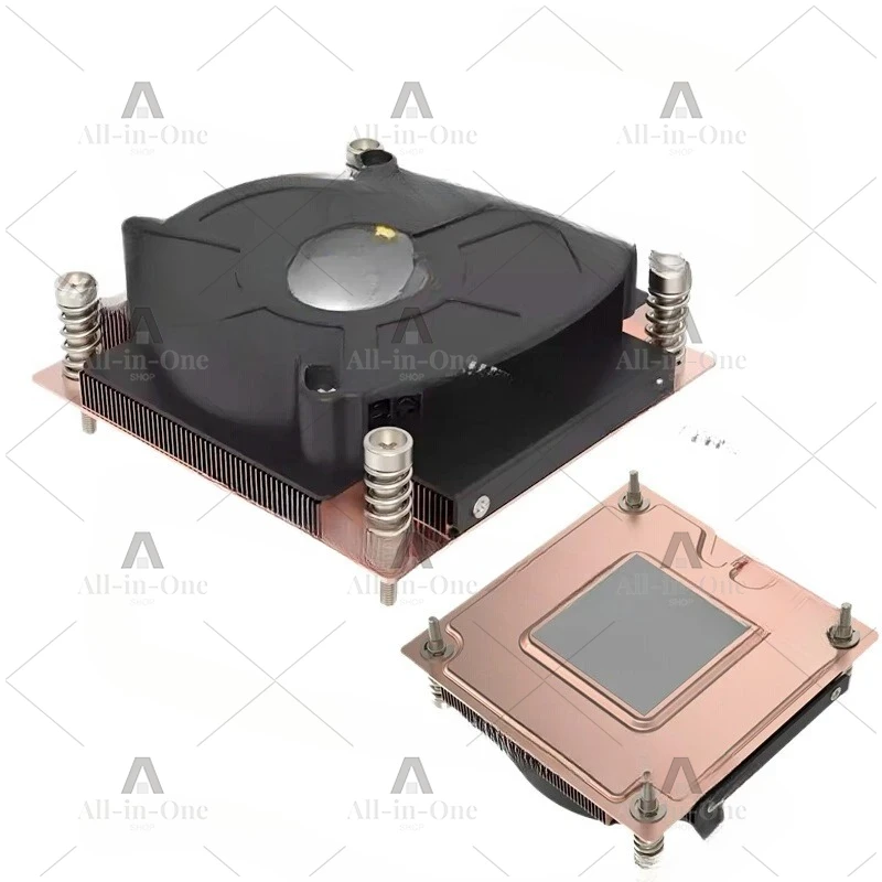 V12 1U Ultra-thin VC Soaking Plate Server All Copper 1700 1200 115X Side Blow Turbo Fan