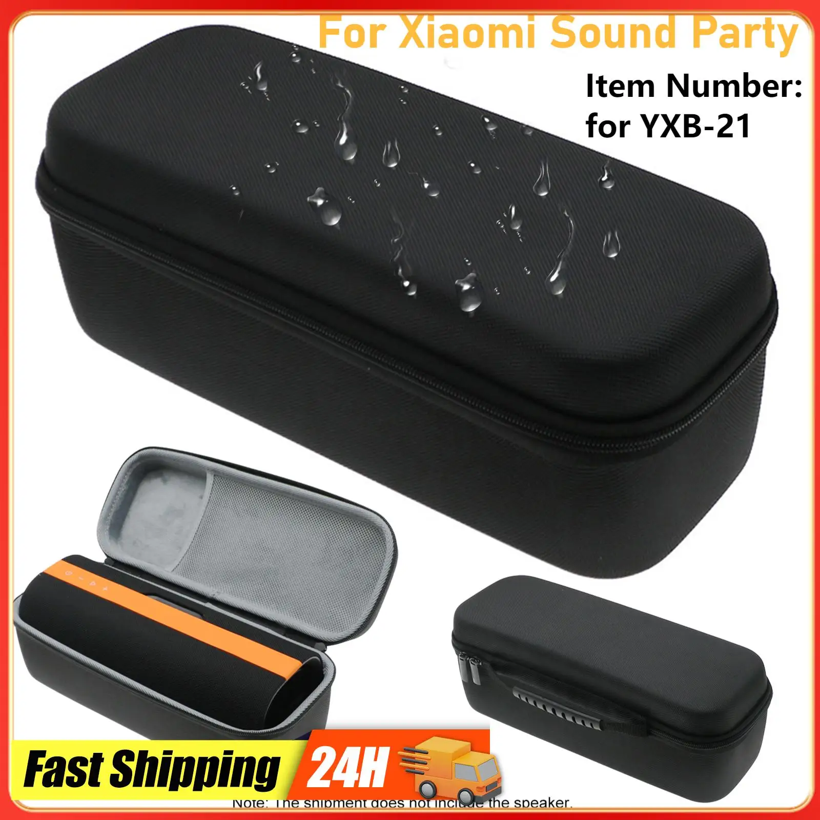 EVA-Schutzhülle mit Schultergurt, passend für Xiaomi Sound Party Pro, Outdoor-Reisetasche, sturzsicher (Lautsprecher nicht im Lieferumfang enthalten)