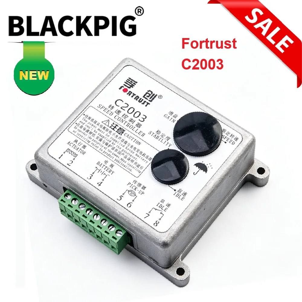 DC12-24V Fortrust C2003 Engine Speed ​​Controller Generator Governor Intelligent Motor Speed ​​Control Board For Genset Parts